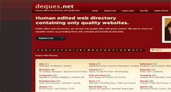 Desktop Screenshot of deques.net