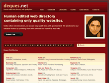 Tablet Screenshot of deques.net